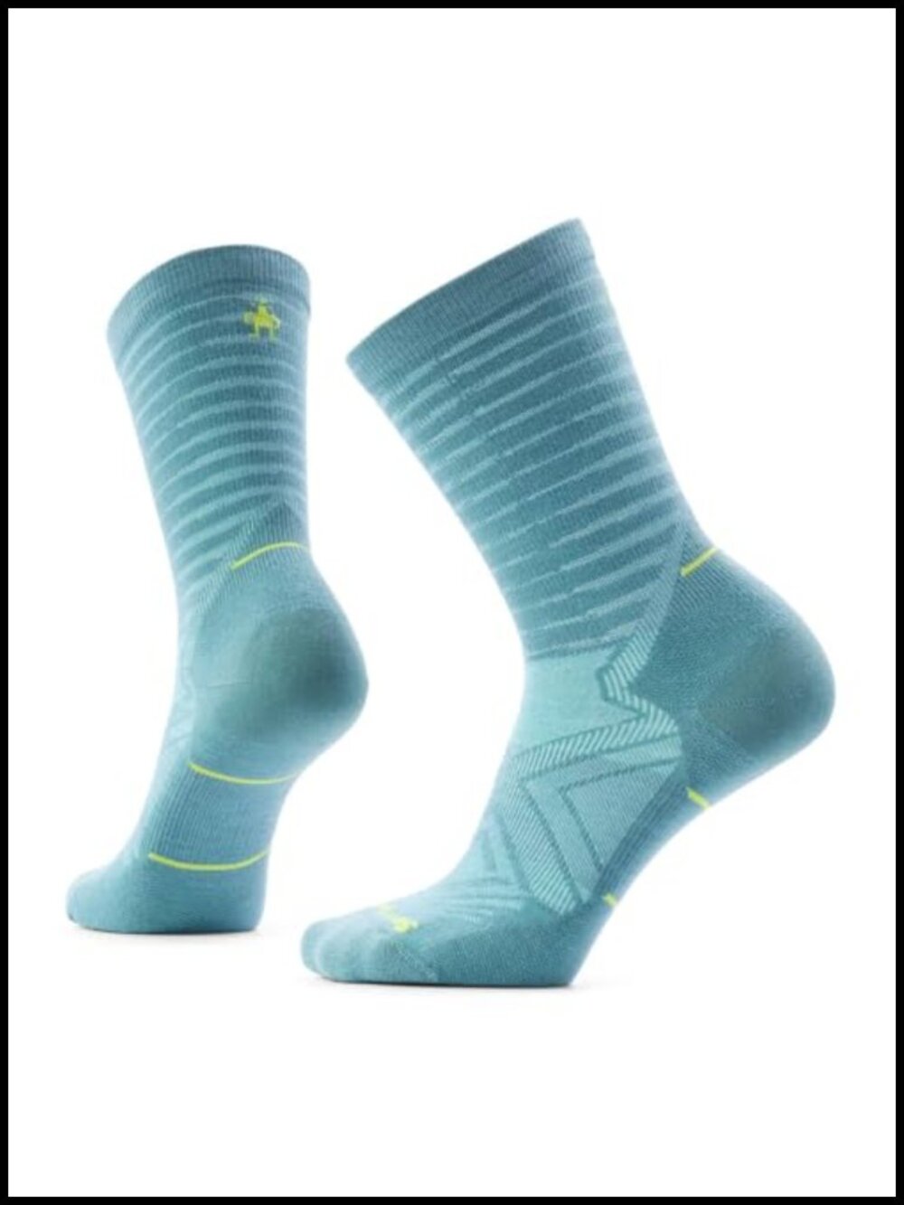 Merino Wool Blend Crew Running Socks Cushioned Athletic Performance